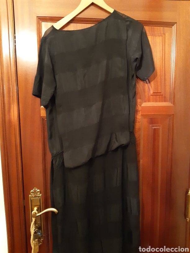 Antig&uuml;edades: Vestido de seda a&ntilde;os 20 - Foto 2