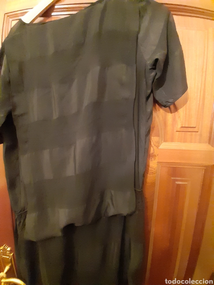 Antig&uuml;edades: Vestido de seda a&ntilde;os 20 - Foto 5