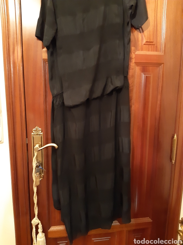Antig&uuml;edades: Vestido de seda a&ntilde;os 20 - Foto 6
