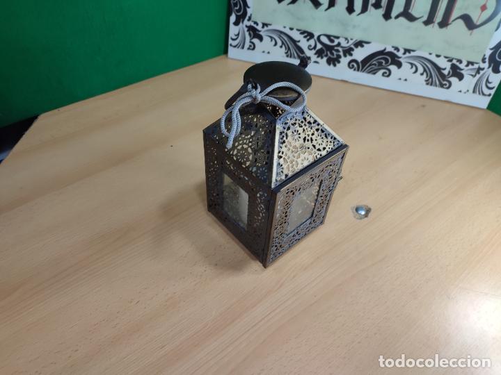 Antig&uuml;edades: FAROL PORTAVELAS MUY BOTITO - Foto 20