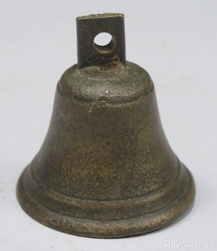Antig&uuml;edades: CAMPANILLA DE BRONCE. SIGLO XIX - Foto 1