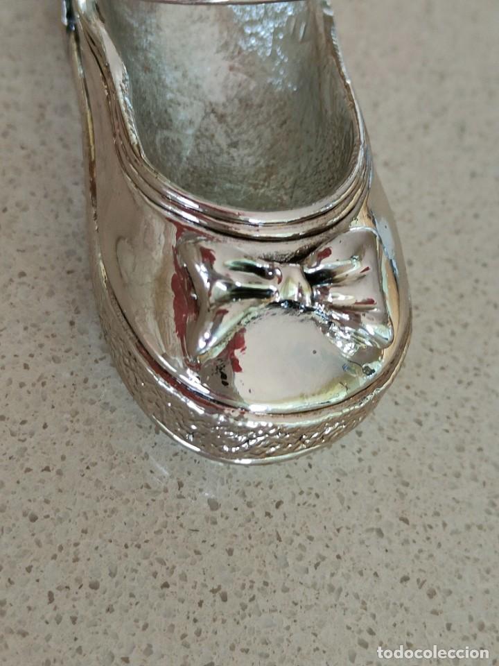 Antig&uuml;edades: ZAPATITO EN RESINA DE PLATA 925 - Foto 7