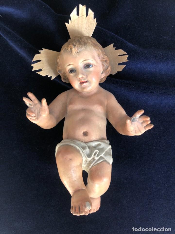 Antig&uuml;edades: NI&Ntilde;O JESUS OLOT CON CUNA - Foto 2