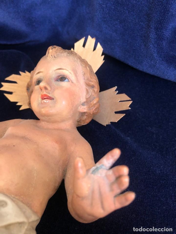 Antig&uuml;edades: NI&Ntilde;O JESUS OLOT CON CUNA - Foto 5