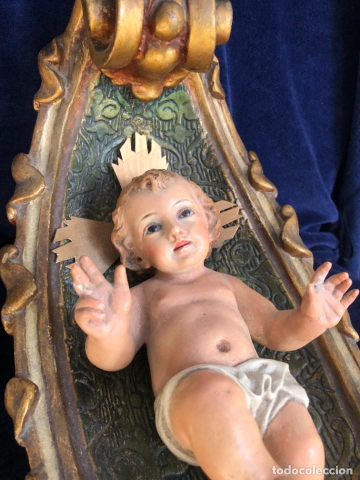 Antig&uuml;edades: NI&Ntilde;O JESUS OLOT CON CUNA - Foto 7