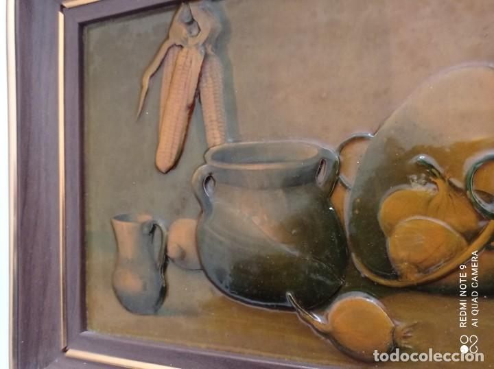 Antig&uuml;edades: CUADRO CON MARCO PERFECTO - Foto 2