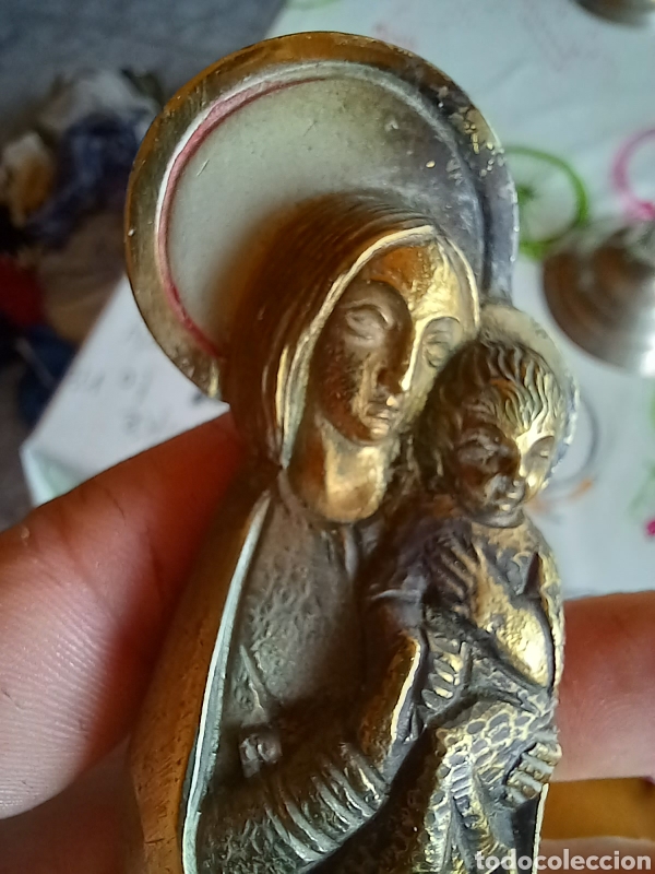 Antig&uuml;edades: VIRGEN EN METAL ,BRONCE - Foto 3
