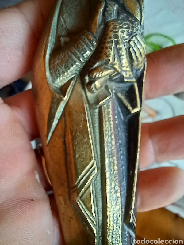 Antig&uuml;edades: VIRGEN EN METAL ,BRONCE - Foto 4
