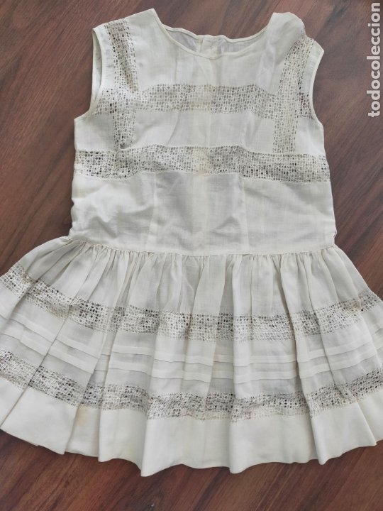 vestido años 40/50 con pequeños adornos y pedre - Comprar Moda Antiga  Infantil no todocoleccion