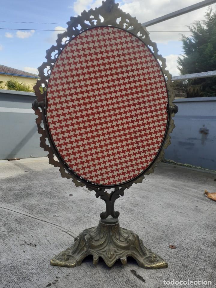 Antig&uuml;edades: Espejo basculante con pie - Foto 2