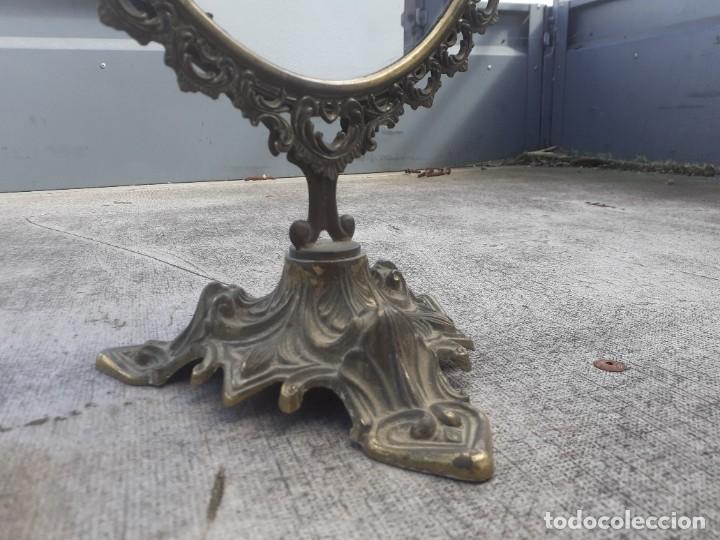 Antig&uuml;edades: Espejo basculante con pie - Foto 4