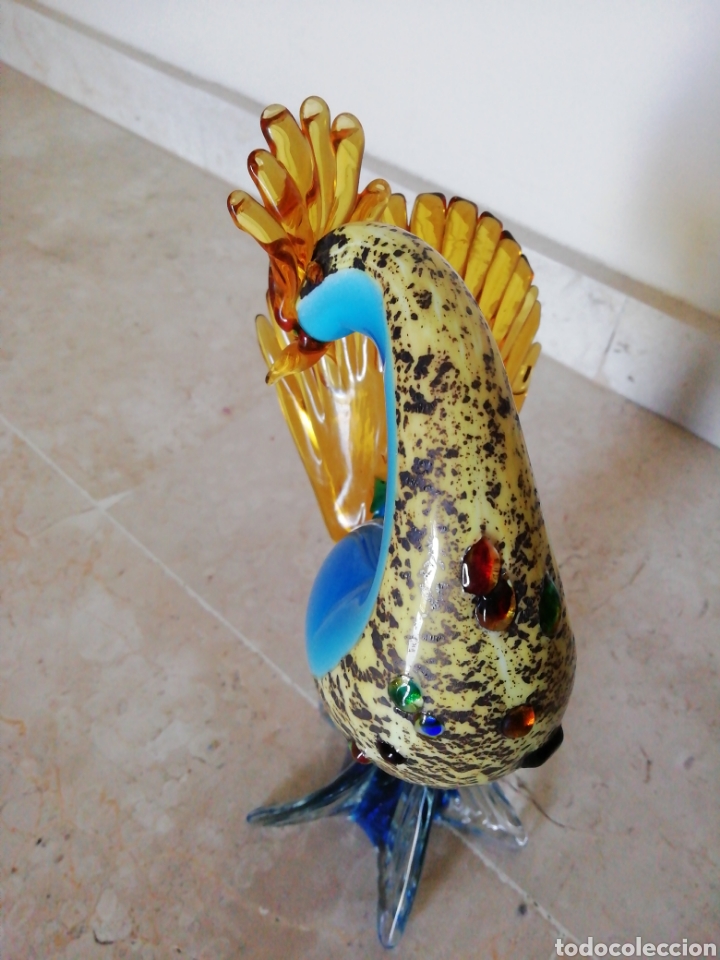 Antig&uuml;edades: Figura ave en cristal de murano - Foto 3