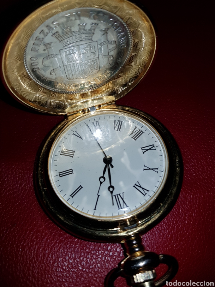 Antig&uuml;edades: ANTIGUO RELOJ DE PLATA - Foto 2