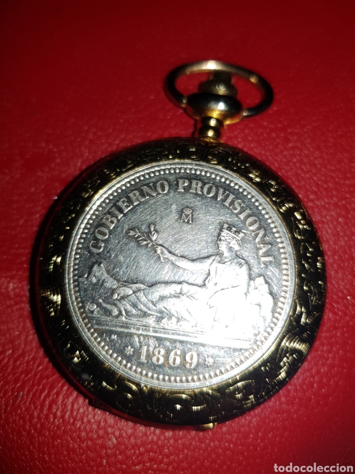 Antig&uuml;edades: ANTIGUO RELOJ DE PLATA - Foto 1