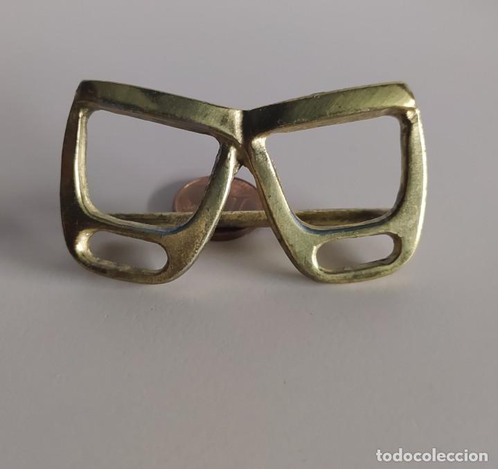 Antig&uuml;edades: DECORACI&Oacute;N GAFAS DE LATON - Foto 1