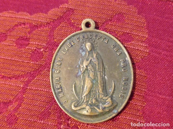 Antig&uuml;edades: Antigua medalla religiosa - Foto 2
