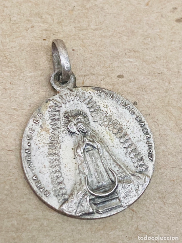 Antig&uuml;edades: Medalla de plata religiosa - Foto 1