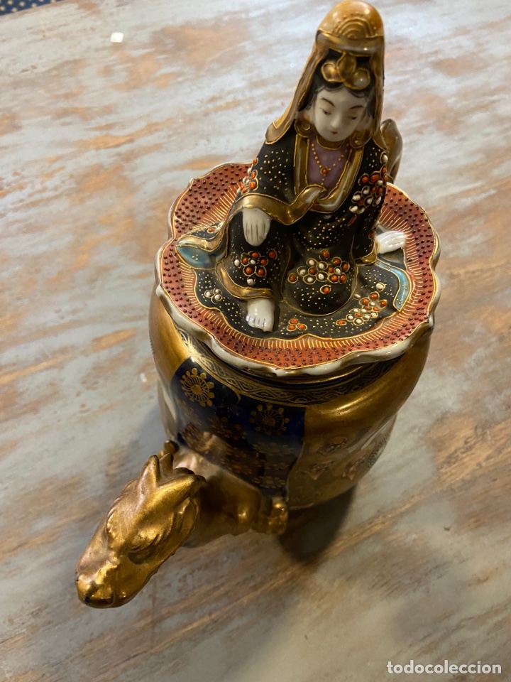 Antig&uuml;edades: ANTIGUA TETERA DE CARAS CHINA - Foto 3
