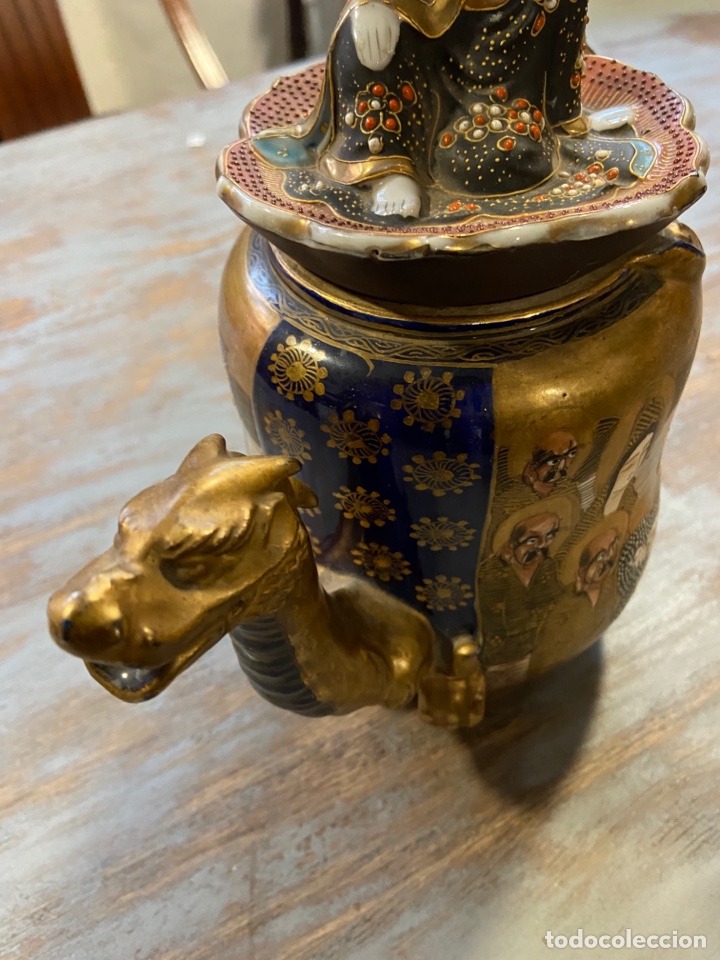 Antig&uuml;edades: ANTIGUA TETERA DE CARAS CHINA - Foto 5