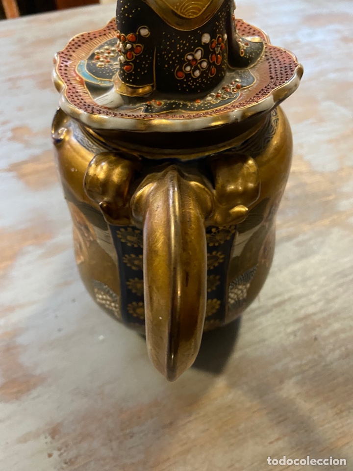 Antig&uuml;edades: ANTIGUA TETERA DE CARAS CHINA - Foto 6