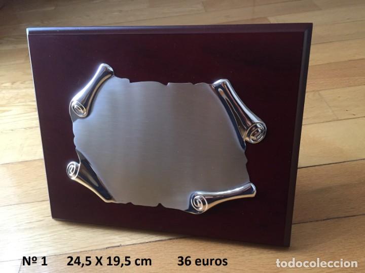 Antig&uuml;edades: Placas de alpaca para grabar - Foto 3