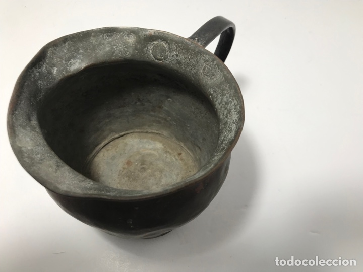 Antig&uuml;edades: Jarra/Cazo de cobre - Foto 4