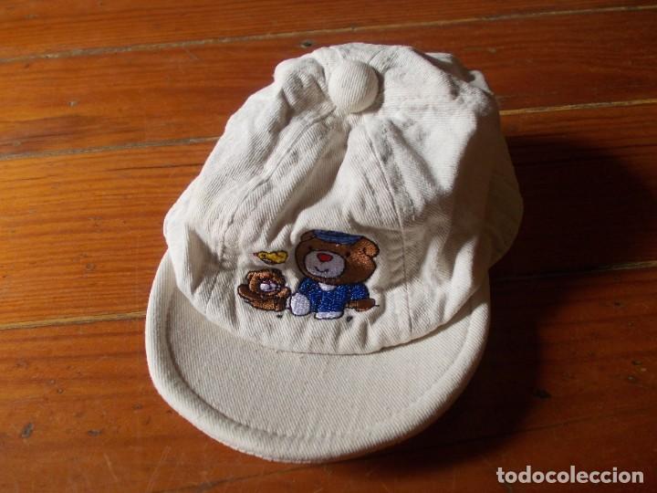 Antig&uuml;edades: Gorra visera infantil vintage algod&oacute;n 42 cm - Foto 1