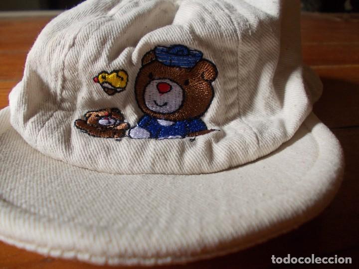 Antig&uuml;edades: Gorra visera infantil vintage algod&oacute;n 42 cm - Foto 2