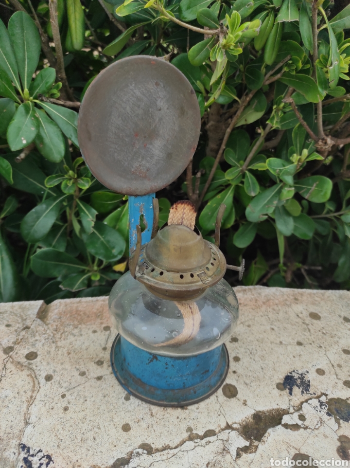 Antig&uuml;edades: Antigua L&aacute;mpara de Aceite - Quinqu&eacute; - - Foto 1