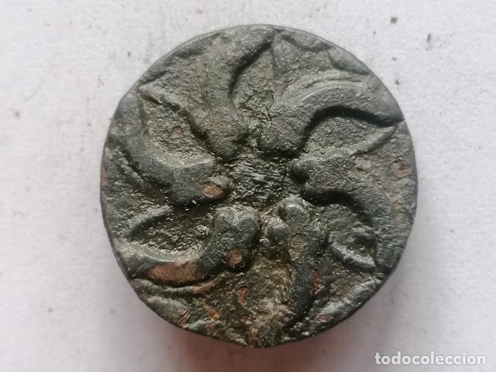 Antig&uuml;edades: ANTIGUO BOTON ROMANO, SIN IDENTIFICAR, MEDIDA 25 MM - Foto 1