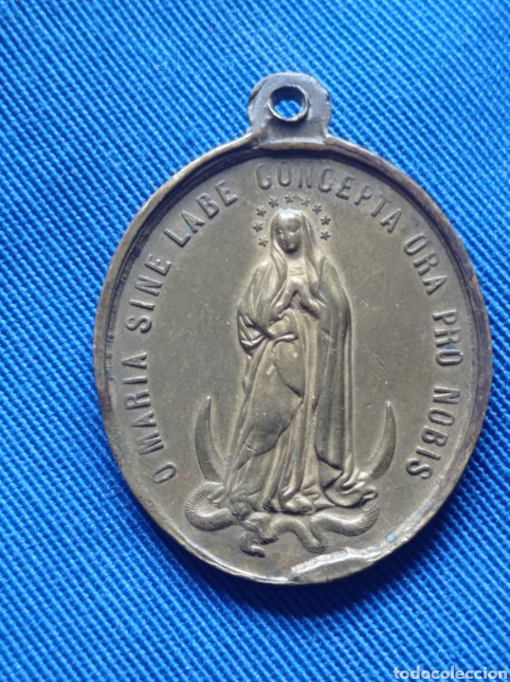 Antig&uuml;edades: MEDALLA SAN LUIS GONZAGA - Foto 2