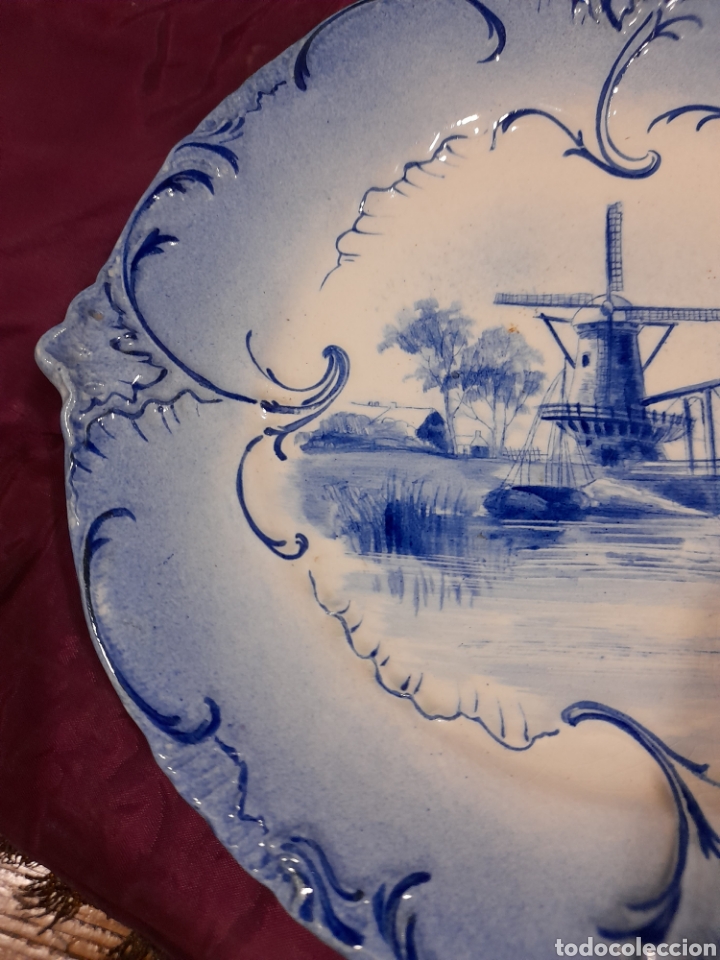 Antig&uuml;edades: Plato delft holandes - Foto 2