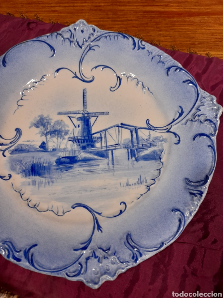Antig&uuml;edades: Plato delft holandes - Foto 3