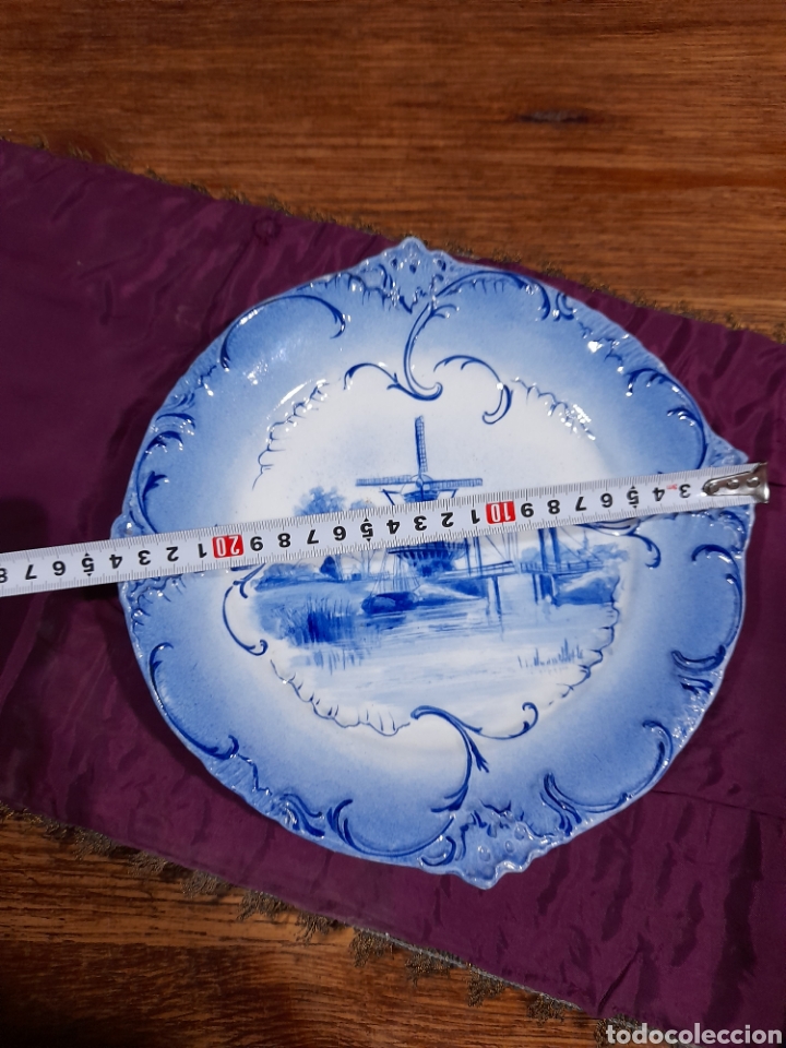 Antig&uuml;edades: Plato delft holandes - Foto 4