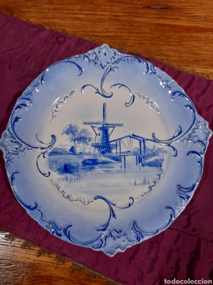 Antig&uuml;edades: Plato delft holandes - Foto 1