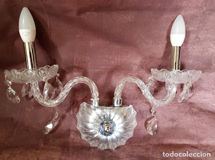 Antig&uuml;edades: PAREJA DE APLIQUES DE PARED - Foto 3