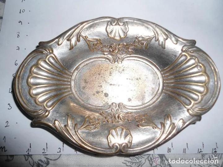Antig&uuml;edades: ANTIGUA BANDEJA PLATEADA - Foto 1