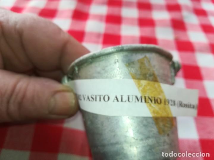 Antig&uuml;edades: VASITO ALUMINIO A&Ntilde;O 1928 / CAZ503 - Foto 3