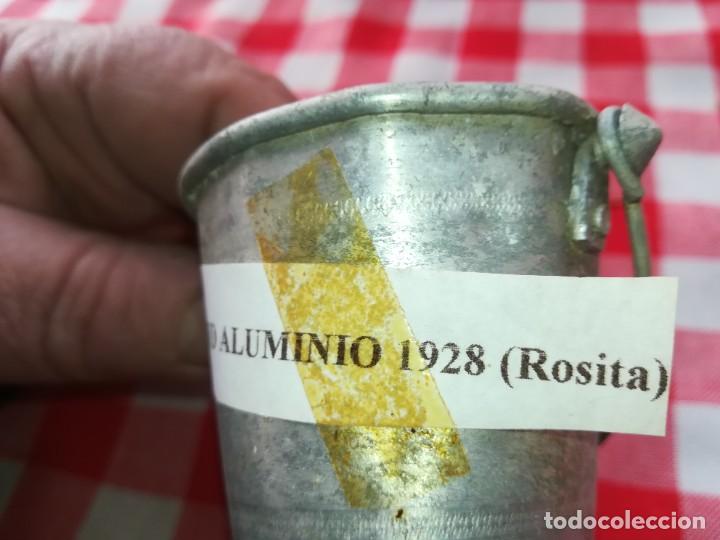 Antig&uuml;edades: VASITO ALUMINIO A&Ntilde;O 1928 / CAZ503 - Foto 5