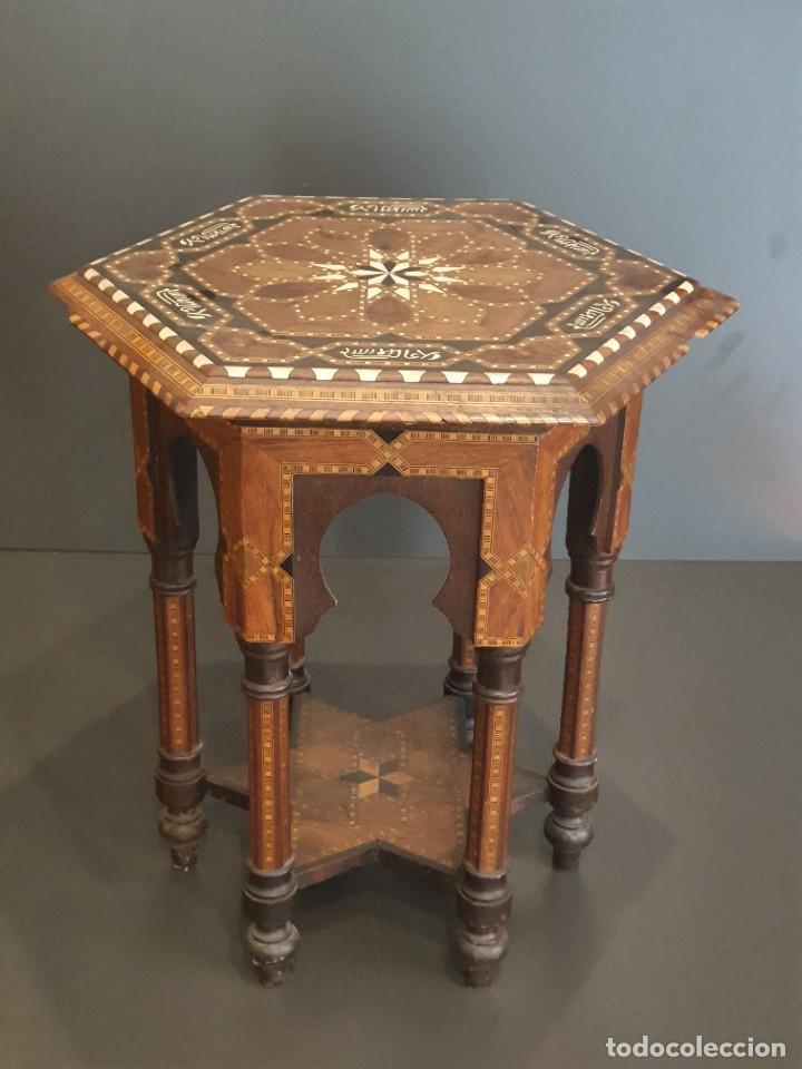 Antig&uuml;edades: MESA DE TARACEA S.XIX GRANADA - Foto 2