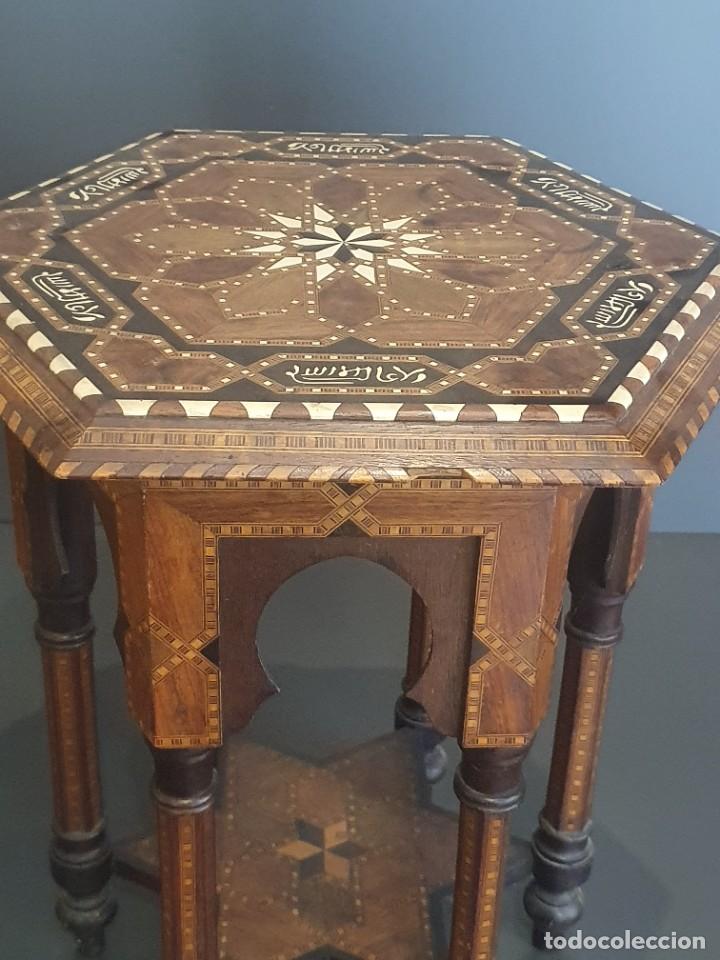 Antig&uuml;edades: MESA DE TARACEA S.XIX GRANADA - Foto 4