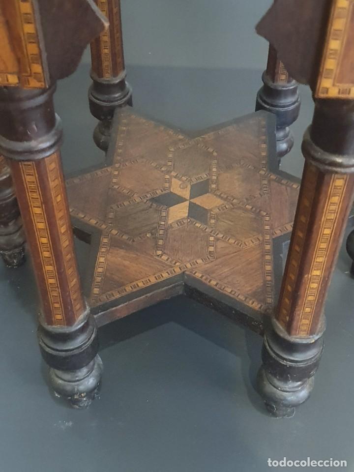 Antig&uuml;edades: MESA DE TARACEA S.XIX GRANADA - Foto 6