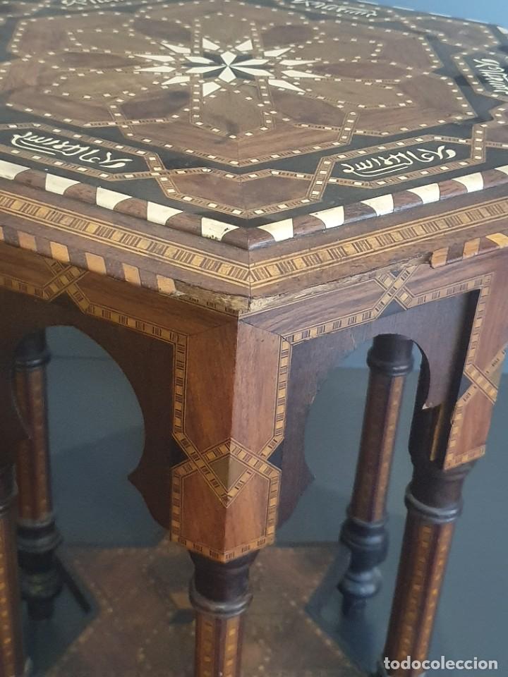 Antig&uuml;edades: MESA DE TARACEA S.XIX GRANADA - Foto 8