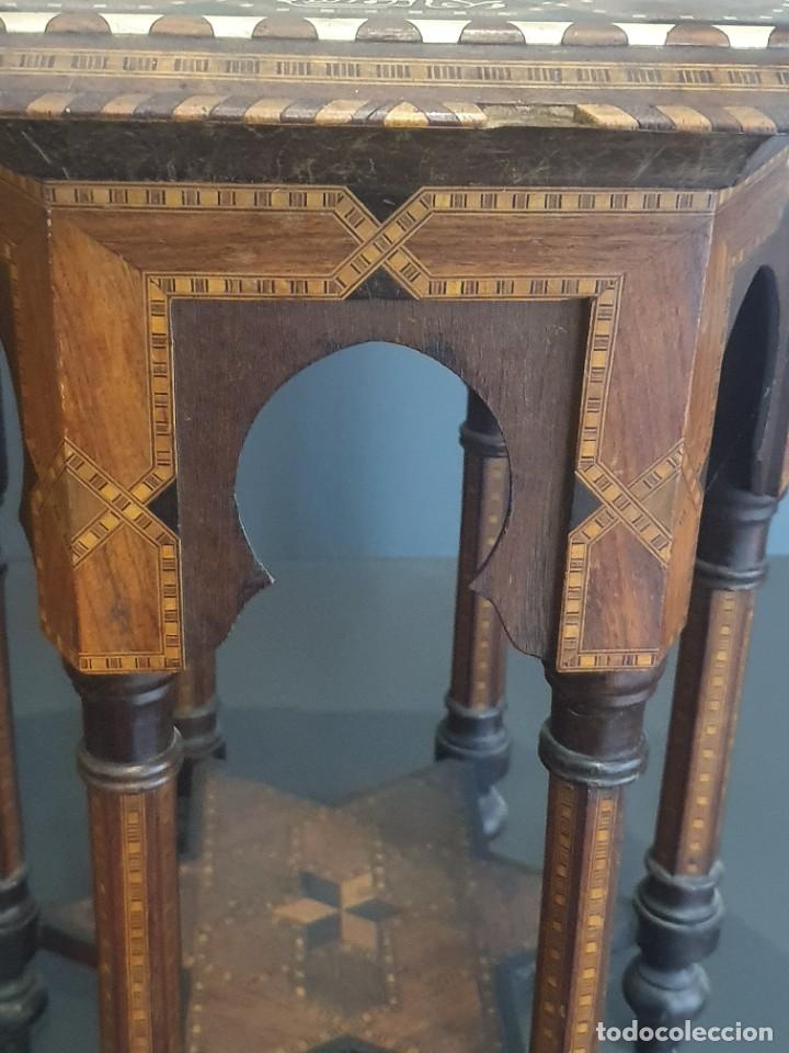 Antig&uuml;edades: MESA DE TARACEA S.XIX GRANADA - Foto 12