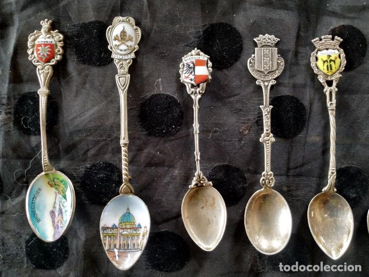 Antig&uuml;edades: Cucharas de plata Ciudades - Foto 2