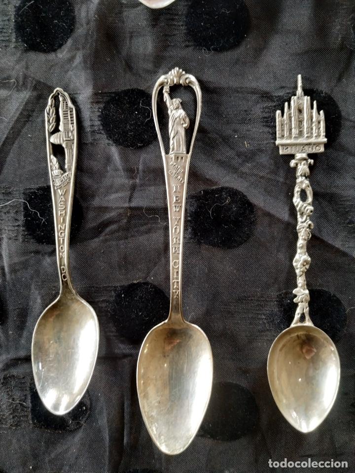 Antig&uuml;edades: Cucharas de plata Ciudades - Foto 3
