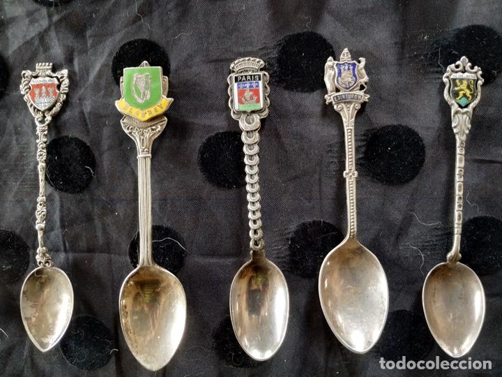 Antig&uuml;edades: Cucharas de plata Ciudades - Foto 4