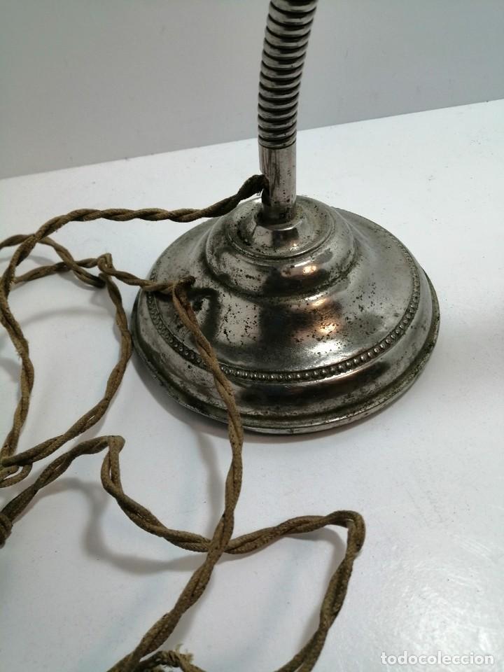 Antig&uuml;edades: Flexo antiguo de aluminio - Foto 4