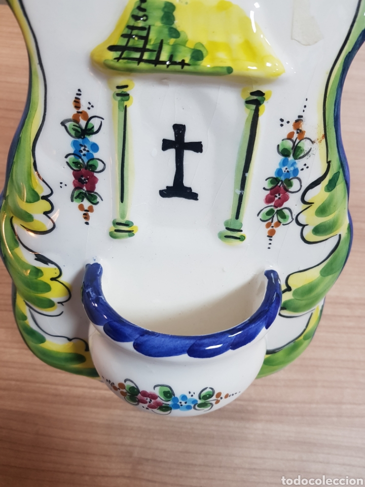 Antig&uuml;edades: BENDITERA PORCELANA - Foto 2