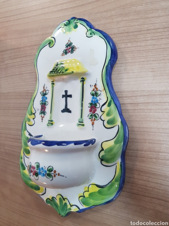 Antig&uuml;edades: BENDITERA PORCELANA - Foto 3